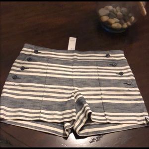 Ann Taylor Shorts - Ann Taylor Loft The Riviera Striped Shorts Ann Taylor Shorts - Ann Taylor Loft The Riviera Striped Shorts